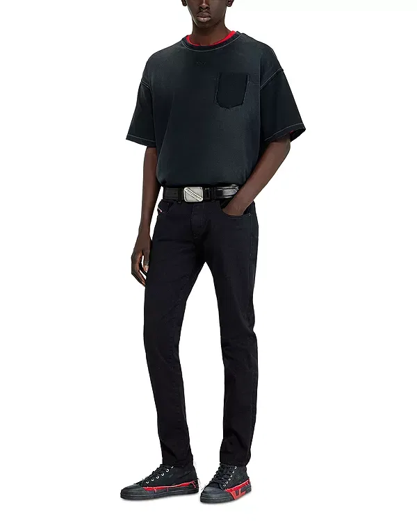 Мужские джинсы скинни Diesel, Black/Denim — фото 2