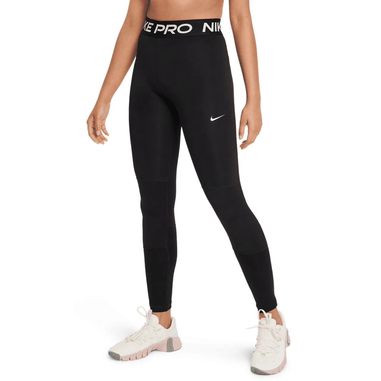 Велосипедки для девочек Pro Nike, черный/белый