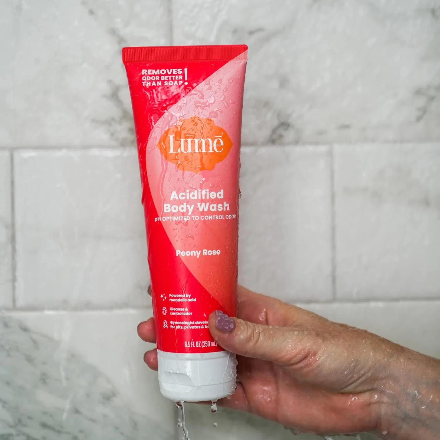 Гель для душа Lume Acidified Body Wash, 251 мл, Pink — фото 4