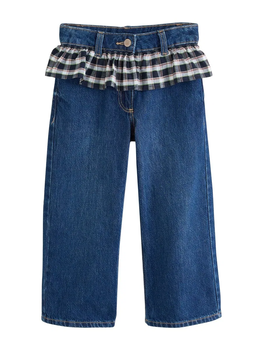 Джинсы Next Wide leg Jeans синего цвета