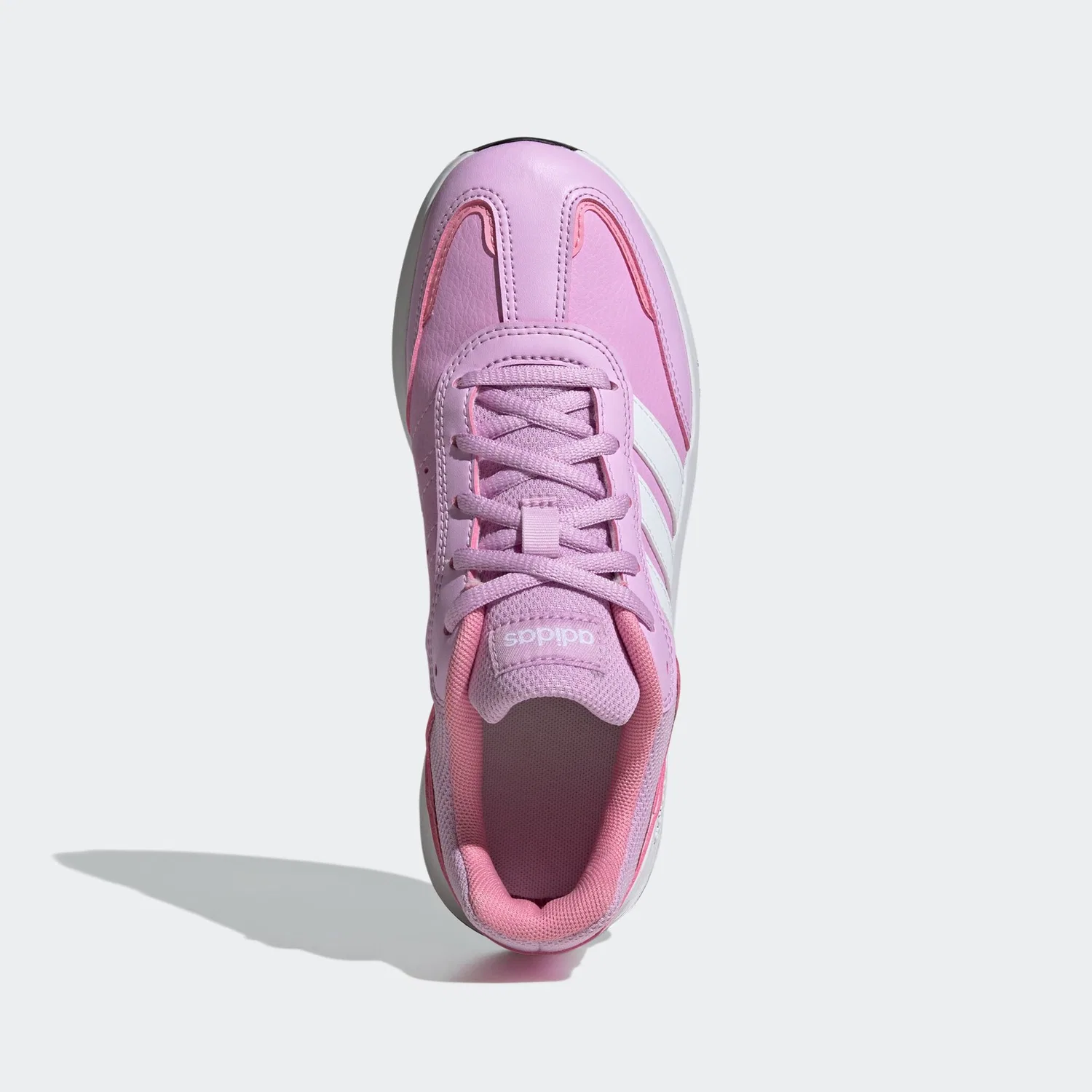 Детские кроссовки на шнурках Tensaur Switch Kids Adidas Sportswear, Bliss Lilac/Cloud White/Bliss Pink — фото 4