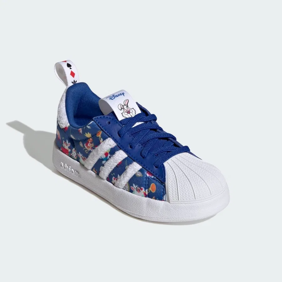 Кроссовки детские с принтом Disney Adifom Superstar 360 adidas, Сине-белый — фото 2