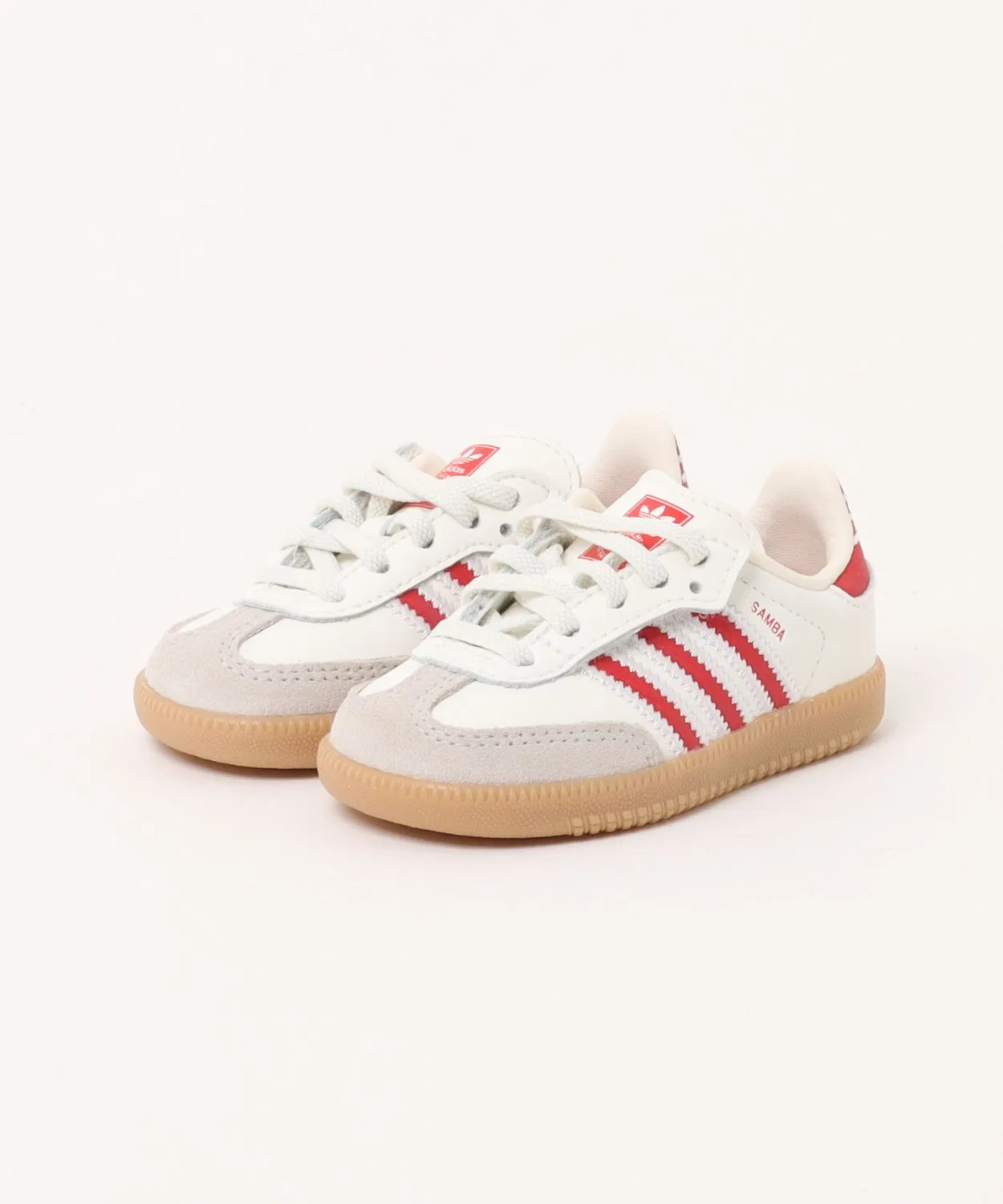 Детские кроссовки с замшевым верхом Samba OG CF EL I Adidas, White