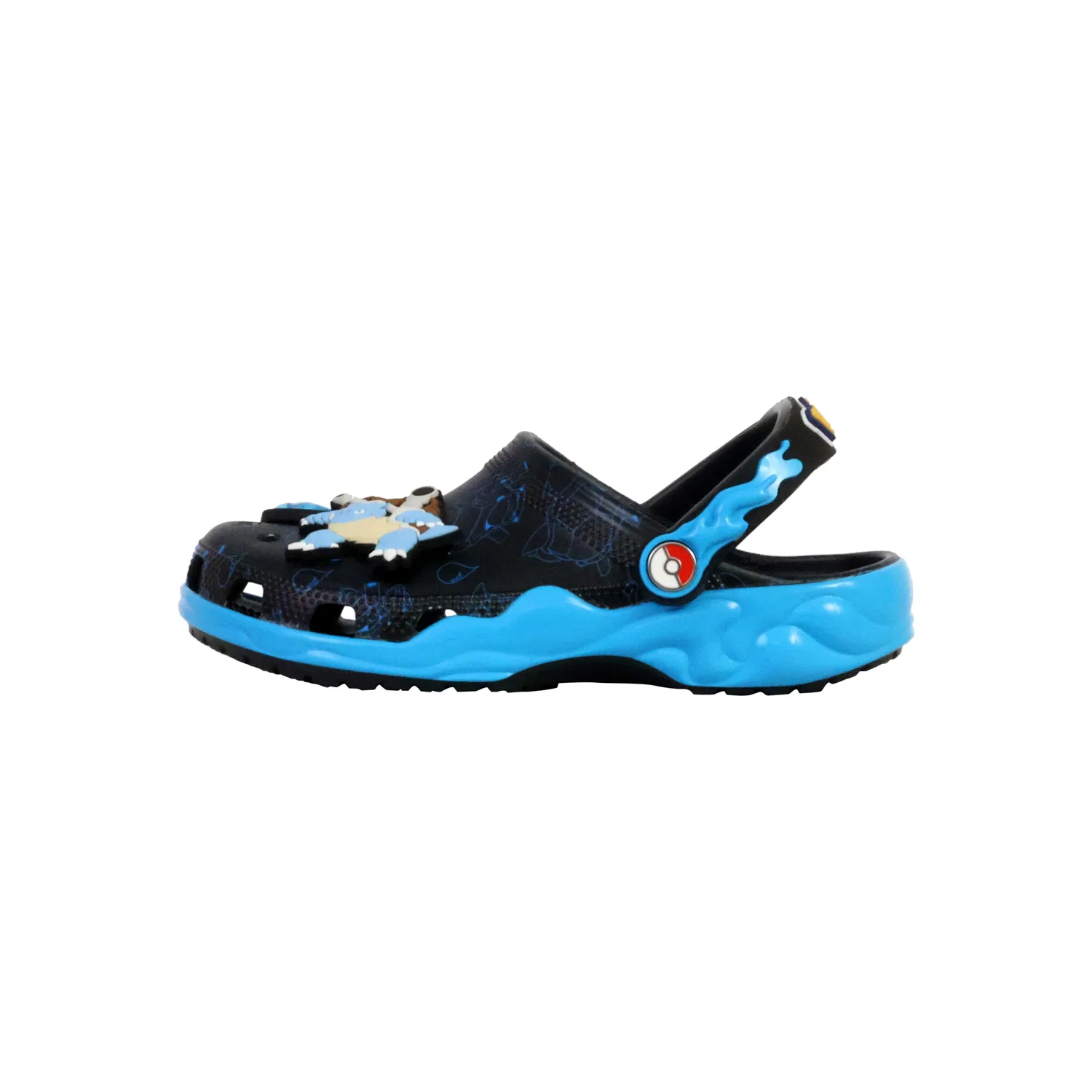 Сабо детские с принтом Pokémon Crocs, черный