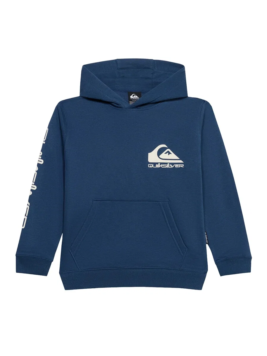 Толстовка QUIKSILVER темно-синего цвета