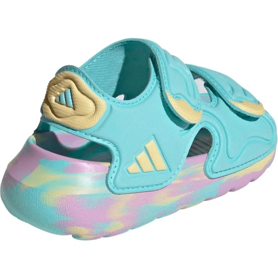 Сандалии детские с закрытым мысом Altaswım 3 I adidas, Бирюзовый — фото 3