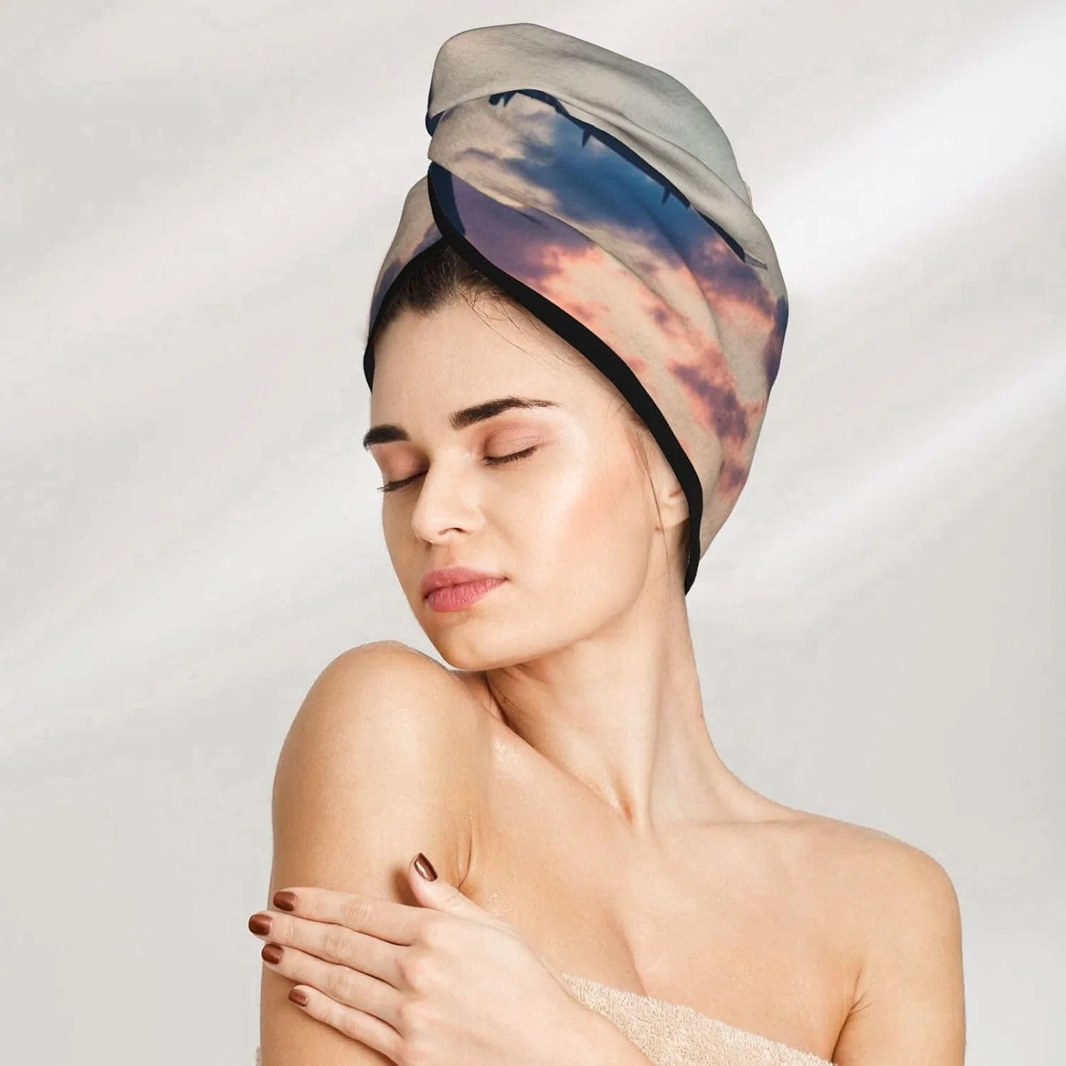 Шапочка для душа Microfiber, Xzeit, Black — фото 2