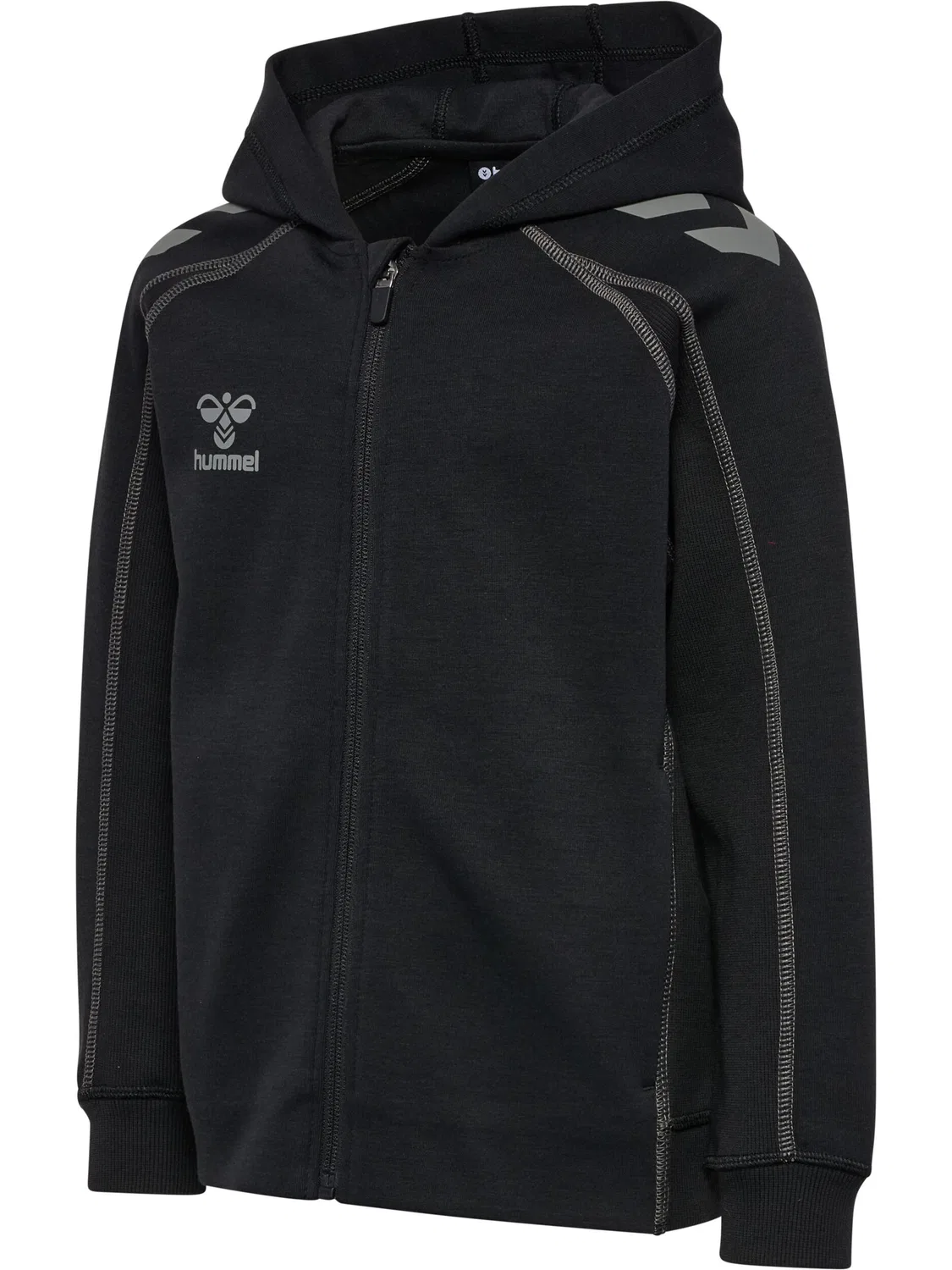 Детское худи с принтом Hmlmove 2.0 Zip Hoodie Kids Hummel, Schwarz