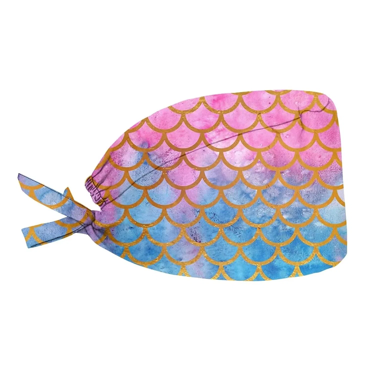 Шапочка для душа Jeiento с рыбьей чешуей, 30 г, Pink/Blue