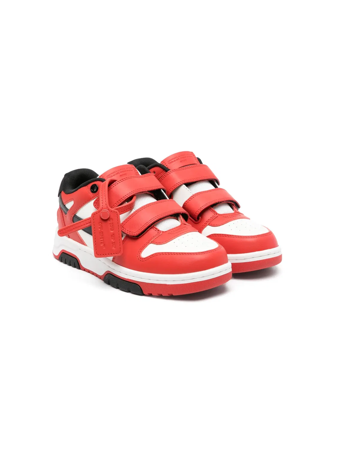 Кроссовки 'OOO' с цветовым блочным дизайном OFF-WHITE, белый