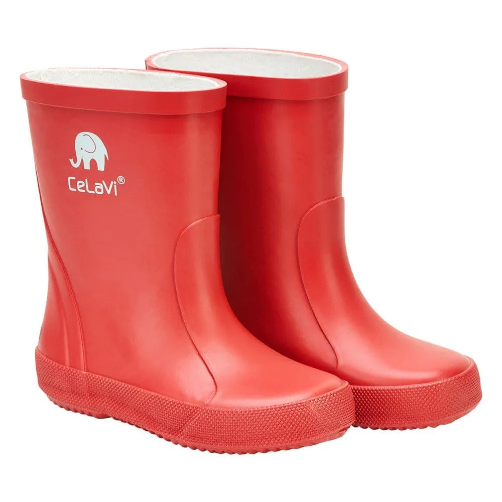 Детские резиновые сапоги Basic Wellies - Solid Celavi, Wooded Apple