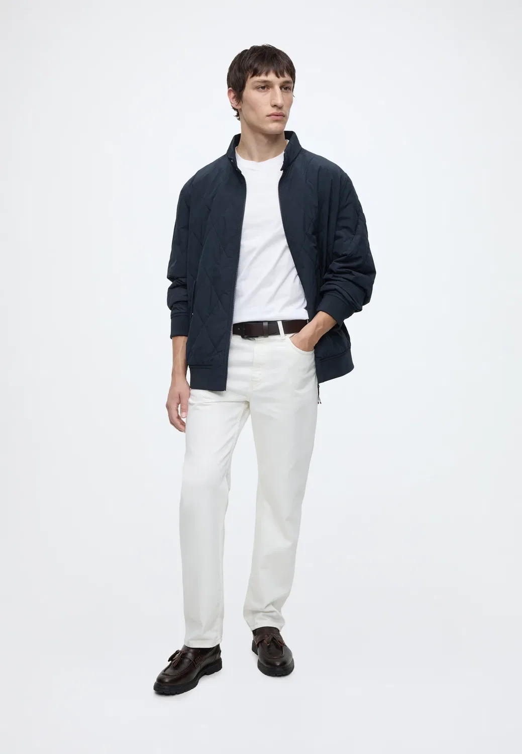 Складная стеганая куртка-харрингтон - легкая куртка Tommy Hilfiger, Navy Blue — фото 2