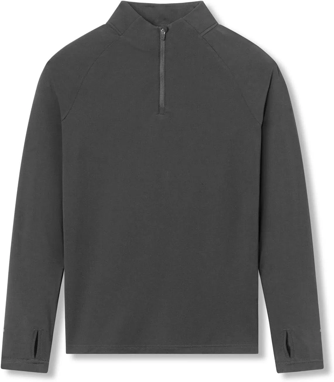 Мужская компрессионная футболка с четверть-застежкой, Dark Gray