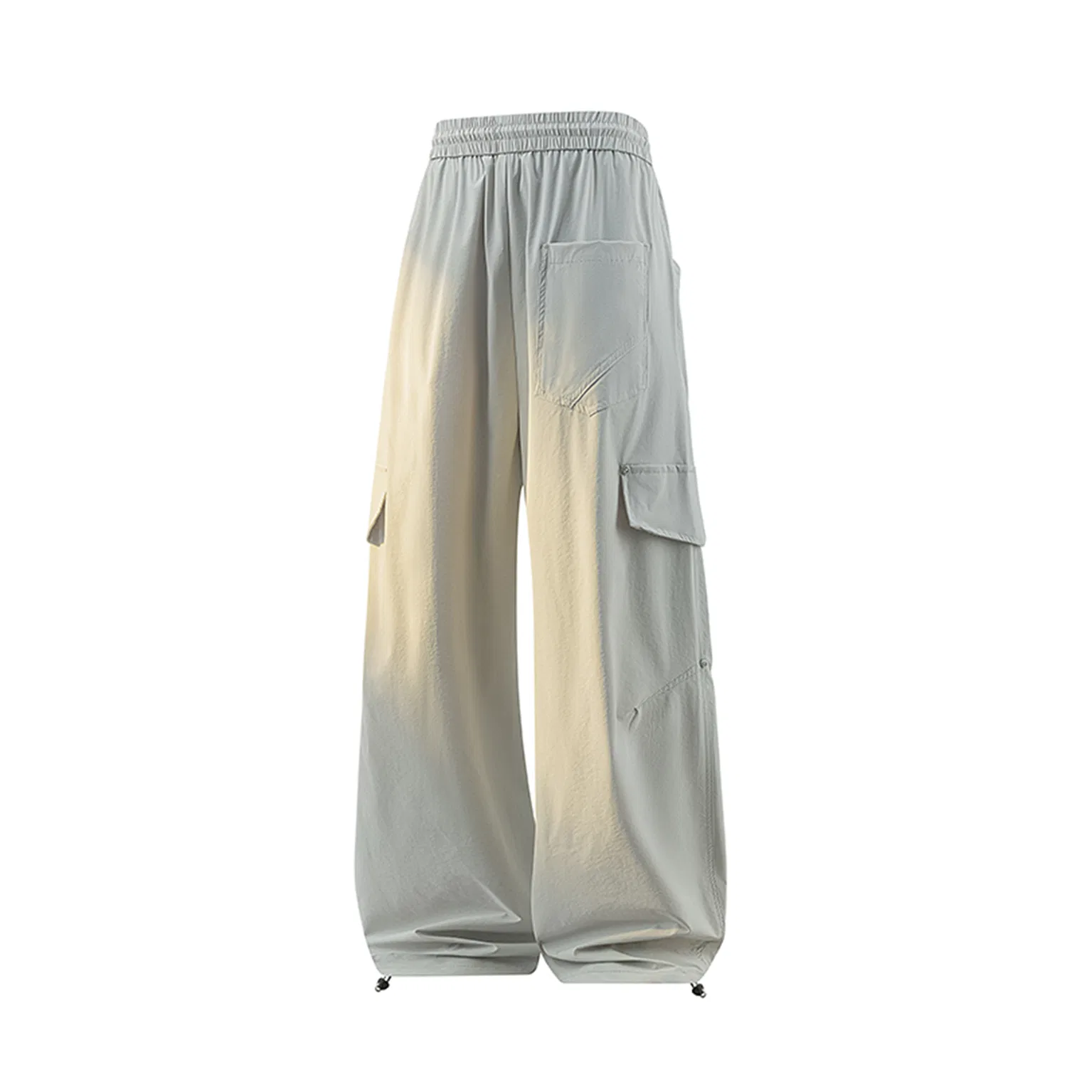 Детские карго-брюки с принтом Cargo Pants Unisex Moderate WARRIOR, Cloud Gray (DIY Badge) — фото 3