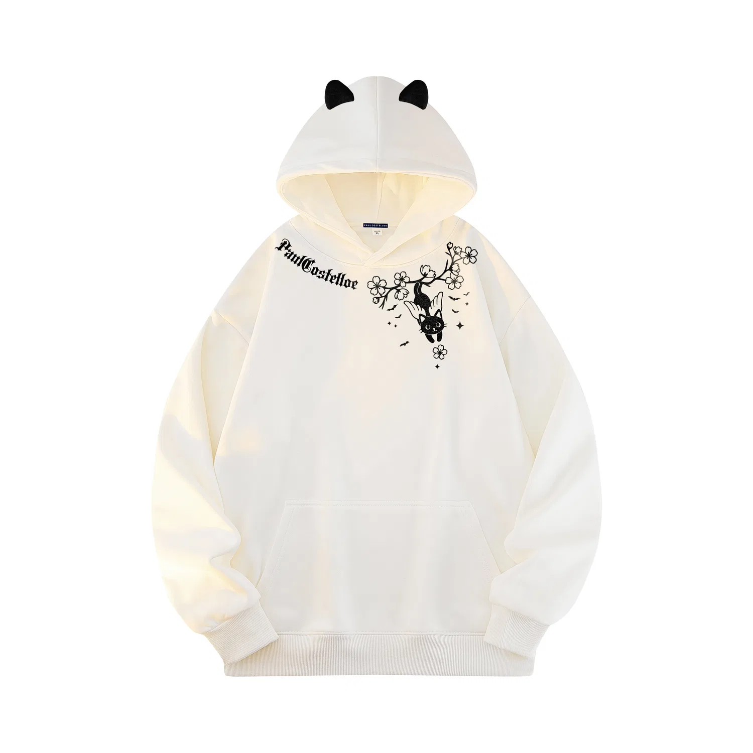 Детский свитшот с вышивкой Unisex White Embroidery Paul Costelloe