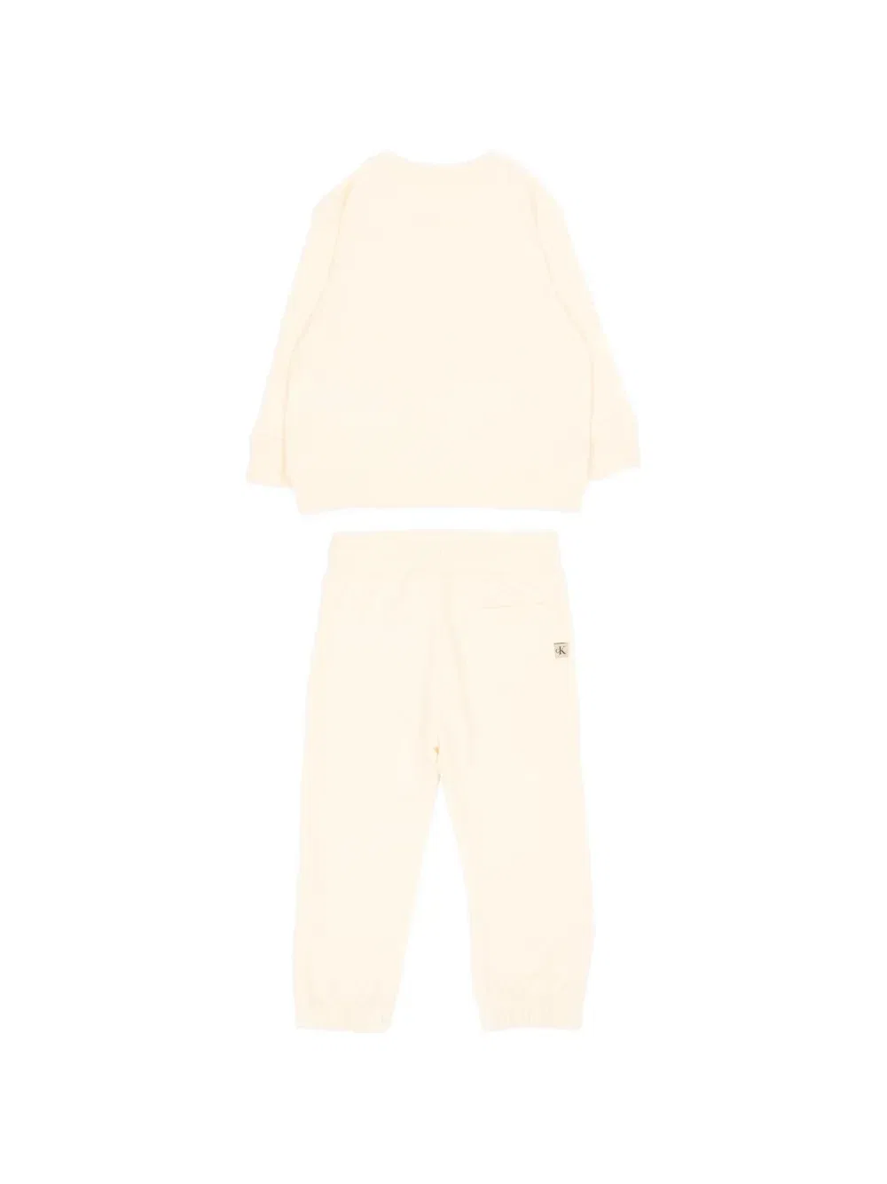 Спортивный костюм с логотипом Calvin Klein Kids, бежевый — фото 2