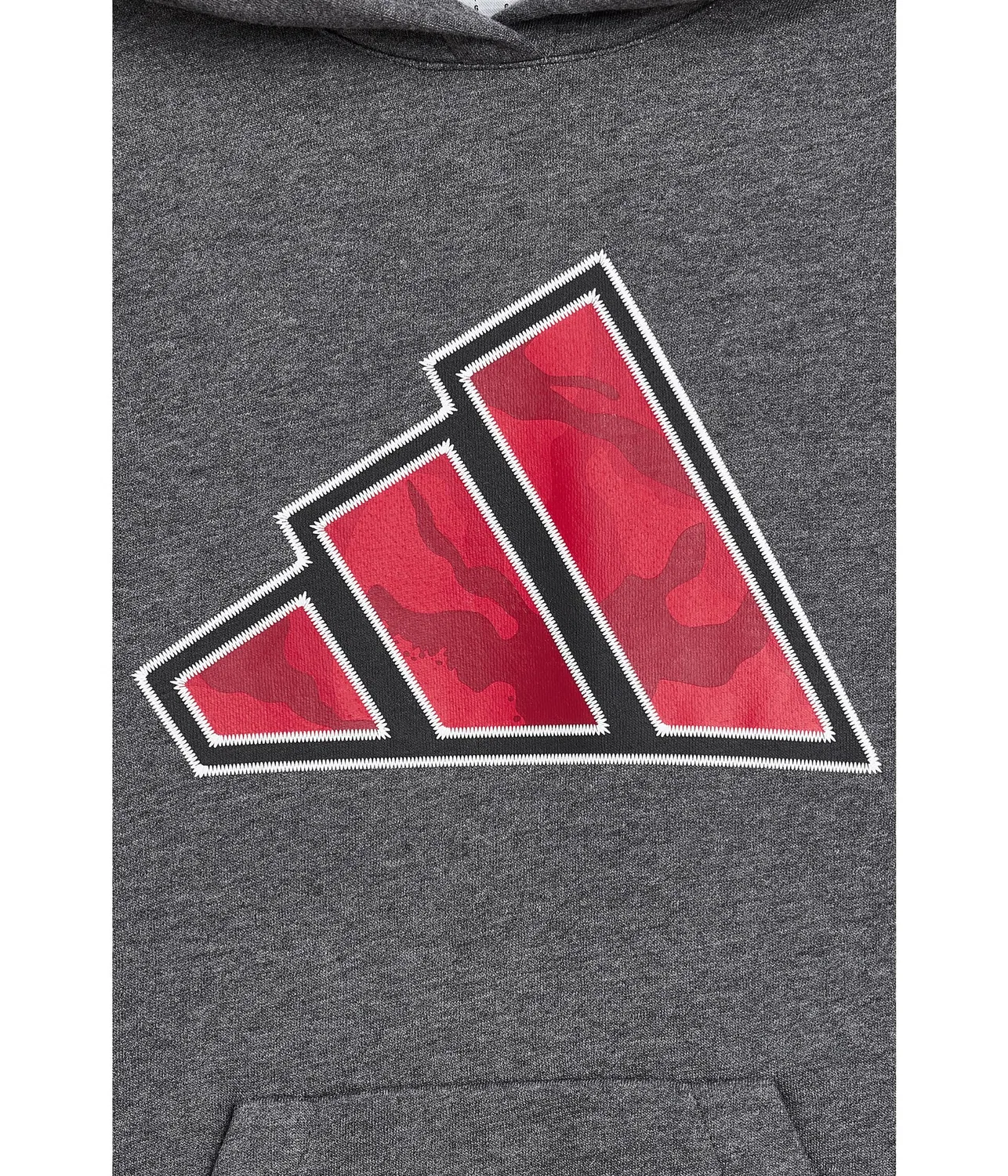 Толстовка с капюшоном из флиса с графическим принтом (для детей постарше) Adidas Kids, Dark Grey Heather 1 — фото 3