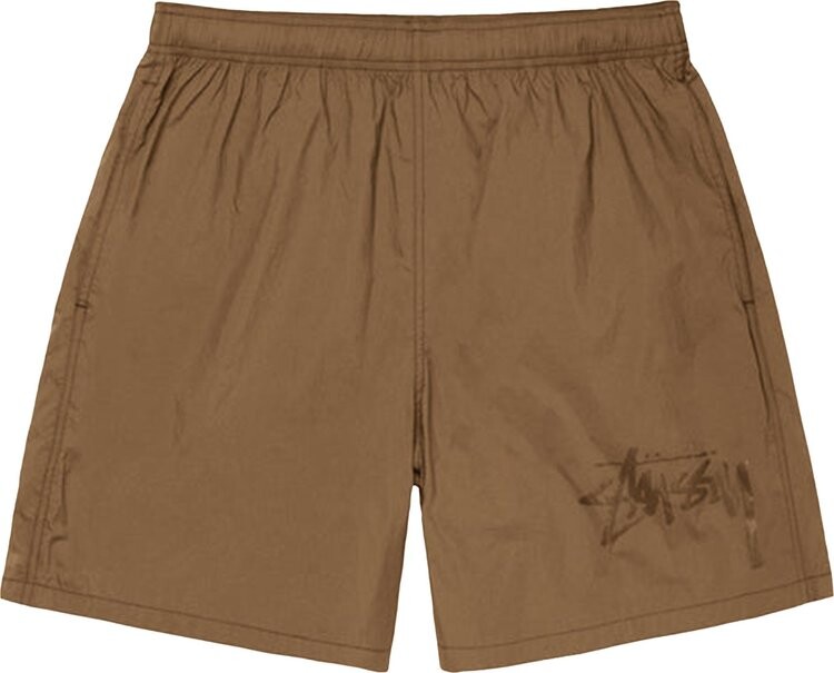 Шорты Stussy Big Stock Nylon Short 'Gold', золотой — фото 2