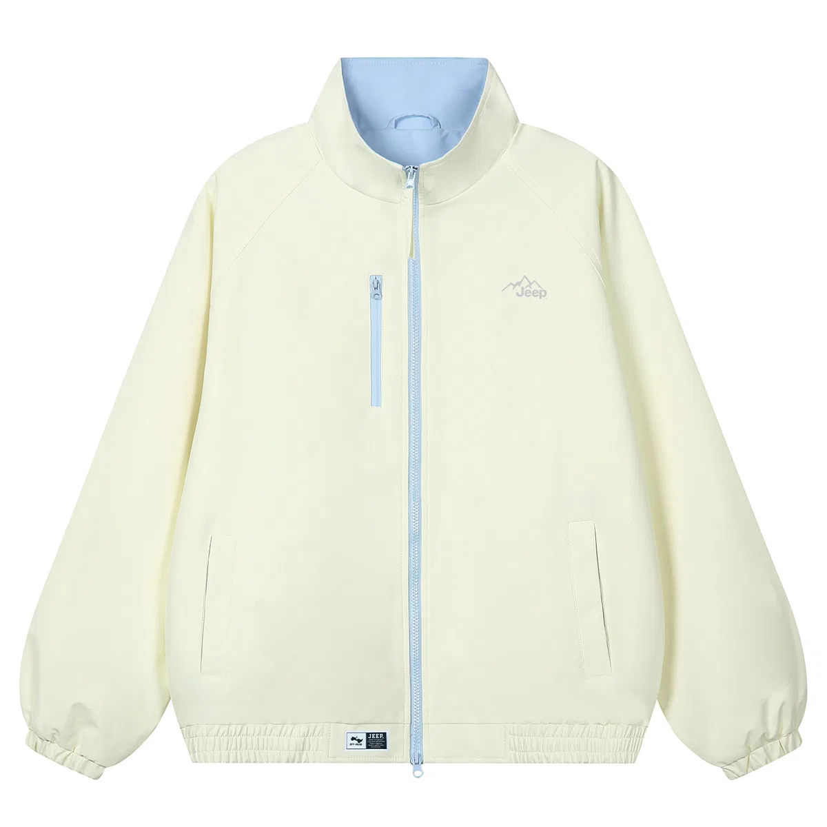 Детская куртка с воротником-стойкой Jeep, Light Yellow