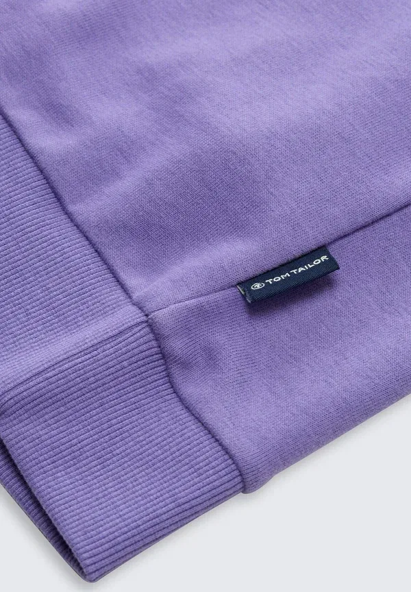 Худи с принтом, хлопок 70%, полиэстер 30%, Hoodie, Tom Tailor, vervain lilac, сиреневый — фото 3