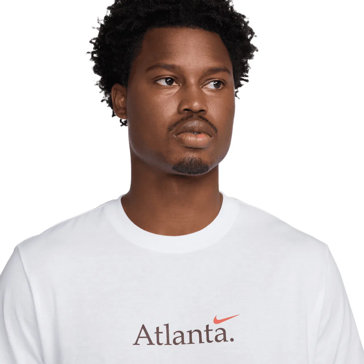Футболка мужская Atlanta Nike, белый — фото 3