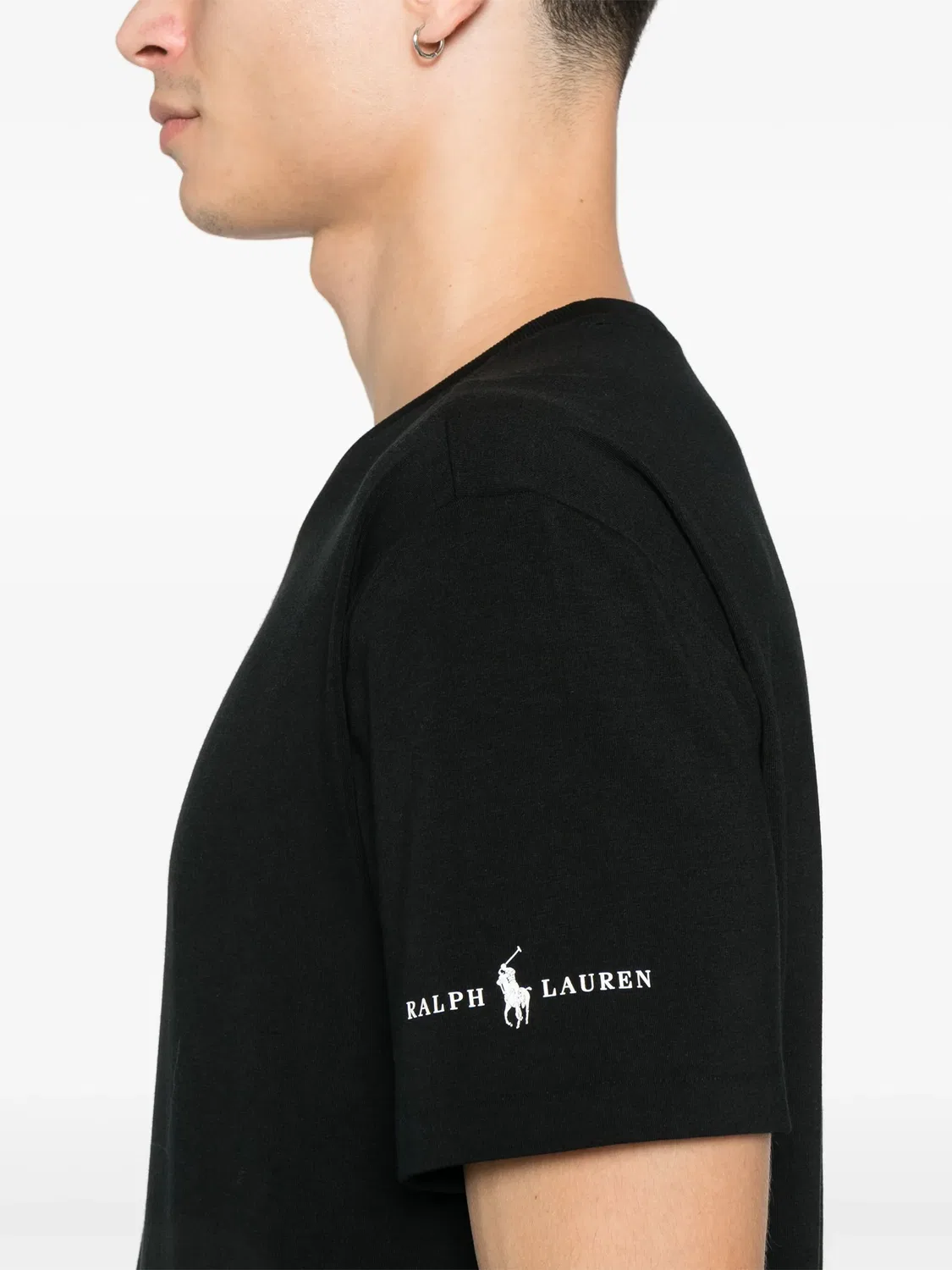 Футболки с логотипом (упаковка из трех) Polo Ralph Lauren, черный — фото 3