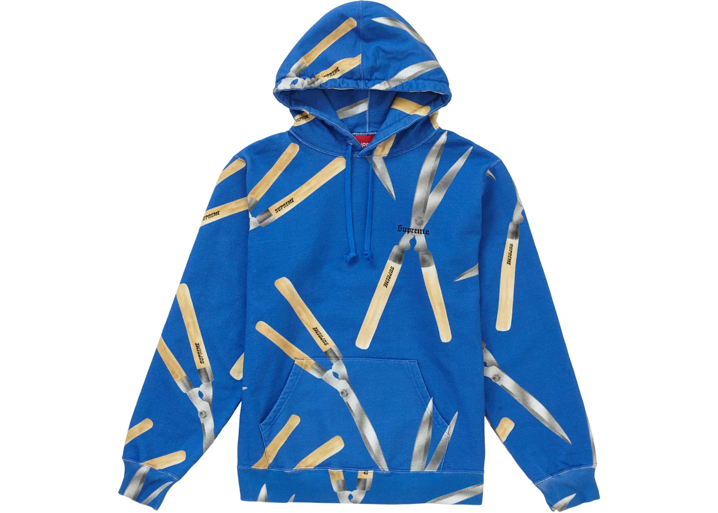 Мужской худи с капюшоном Supreme Sweatshirt, Light Royal