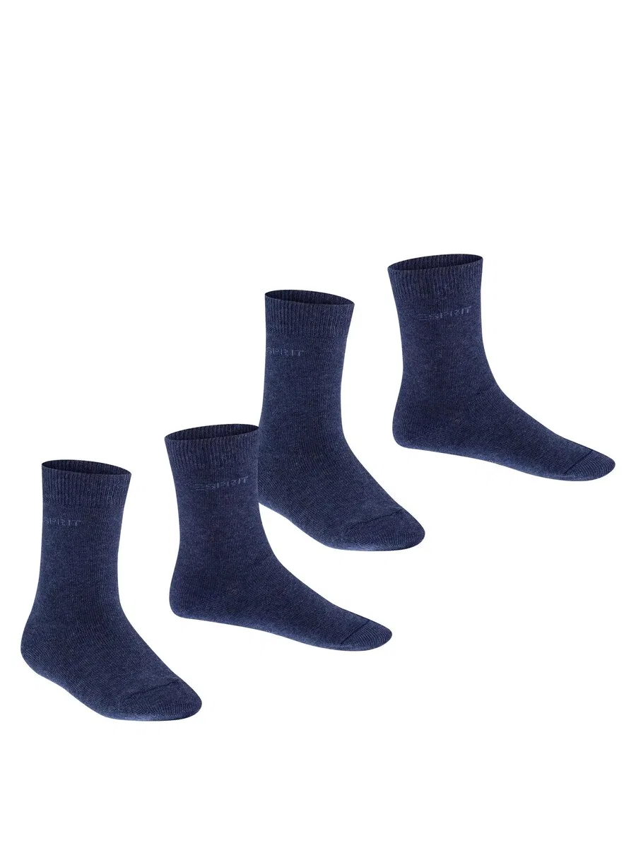 Носки ESPRIT 'Foot Logo 2-Pack' синего цвета — фото 3