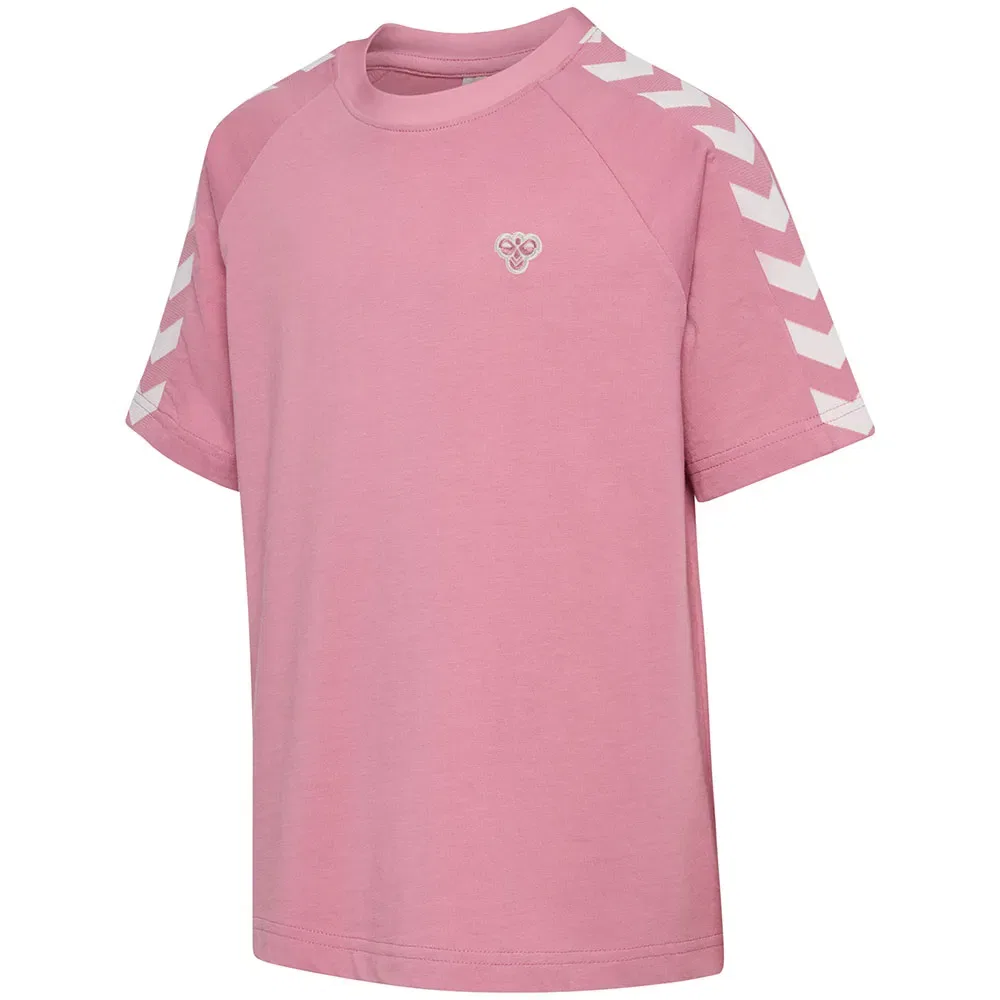 Футболка свободного кроя Archive Loose short sleeve Hummel, розовый