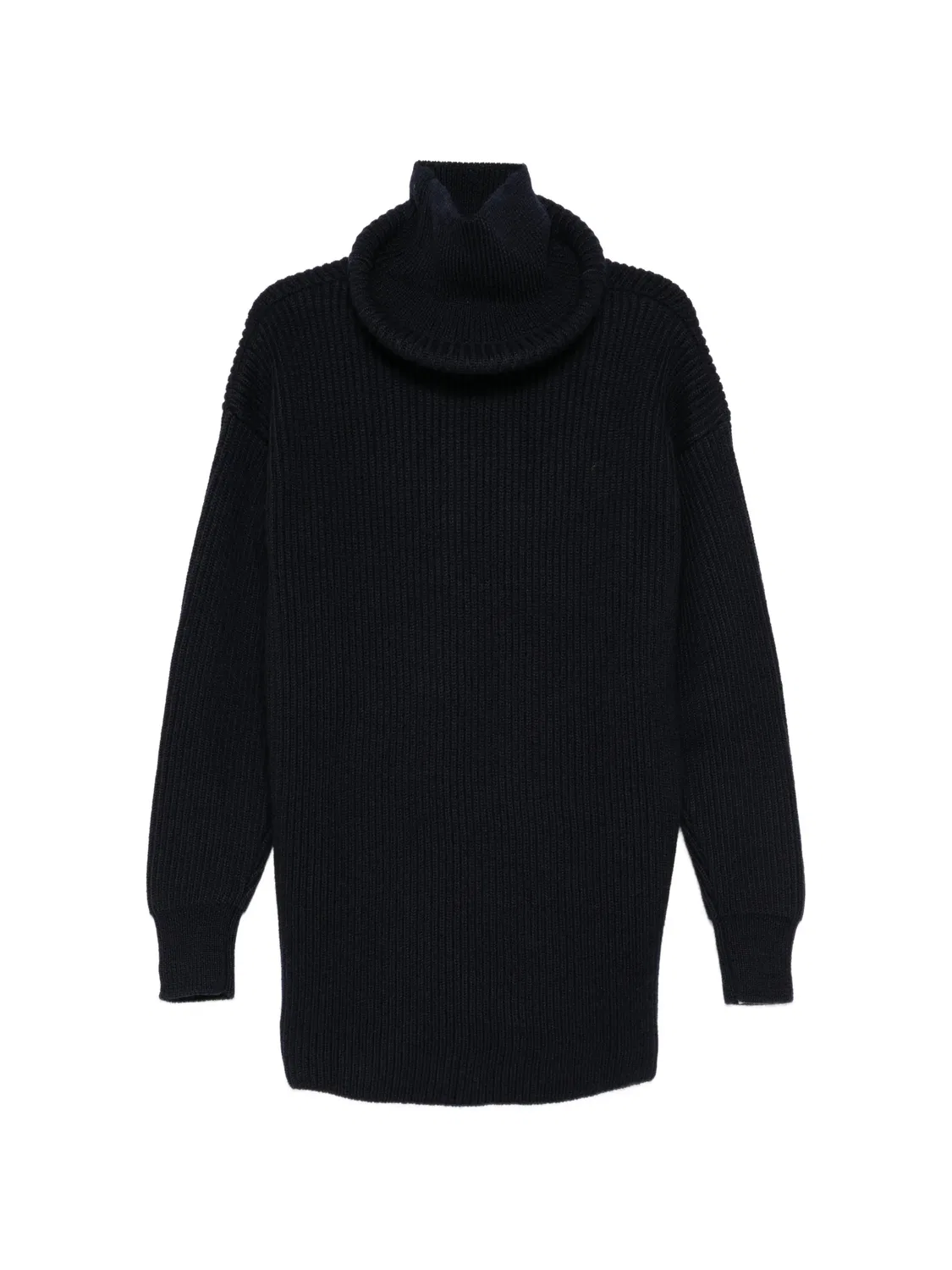 Свитер в рубчик Balenciaga, синий