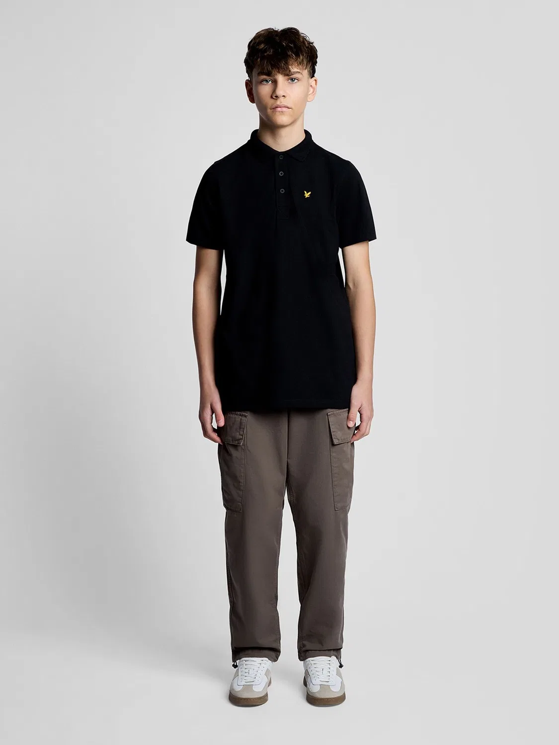 Поло Lyle & Scott Core Sports, черный — фото 2