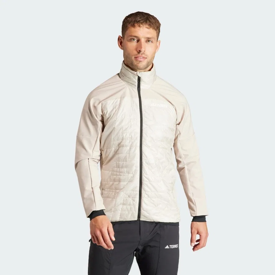 Мужская куртка с длинным рукавом Xpr Varıl Hyb J adidas, Кремовый