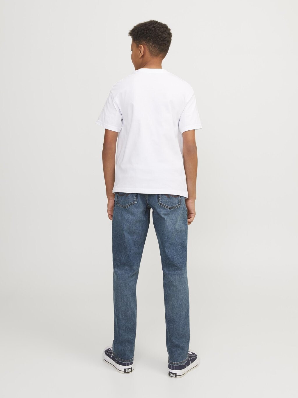 Джинсы Straight Leg JJICLARK JJORIG STRETCH Jack & Jones Junior, цвет blue denim — фото 3