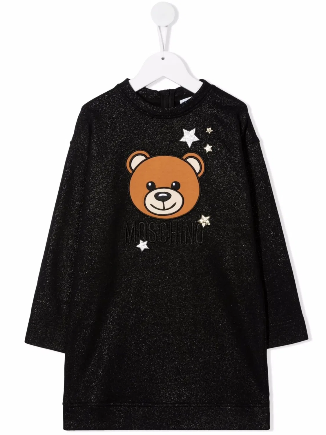 Платье с принтом Teddy Bear Moschino, черный