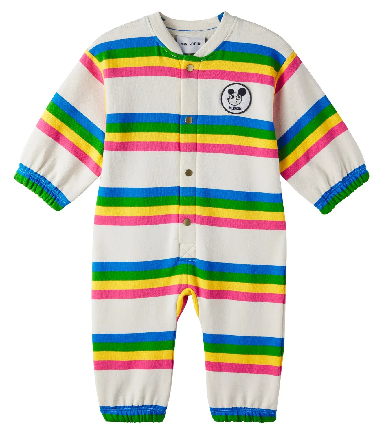 Комбинезон из джерси с длинным рукавом Baby Ritzratz Mini Rodini, мультиколор