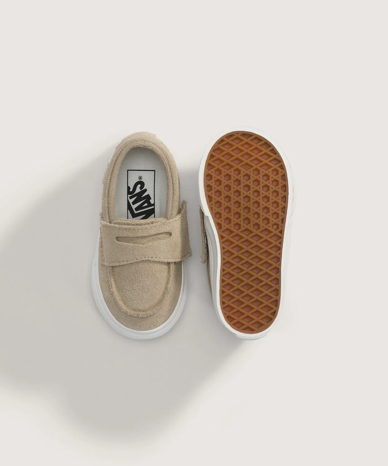Детские лоферы без каблука VANS Loafer 53, Incense/Marshmallow — фото 3