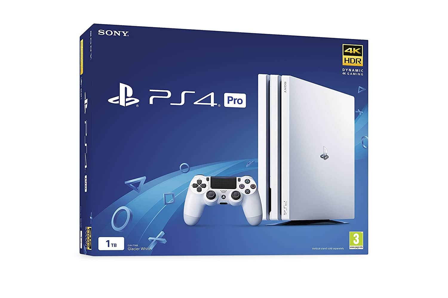 Игровая приставка Sony PlayStation 4 Pro, 1 ТБ, белый - фото