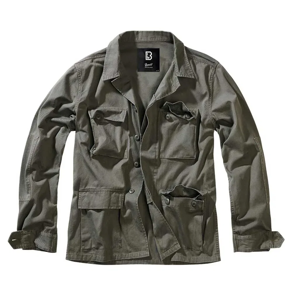Куртка BDU Twill Brandit, зеленый — фото 3