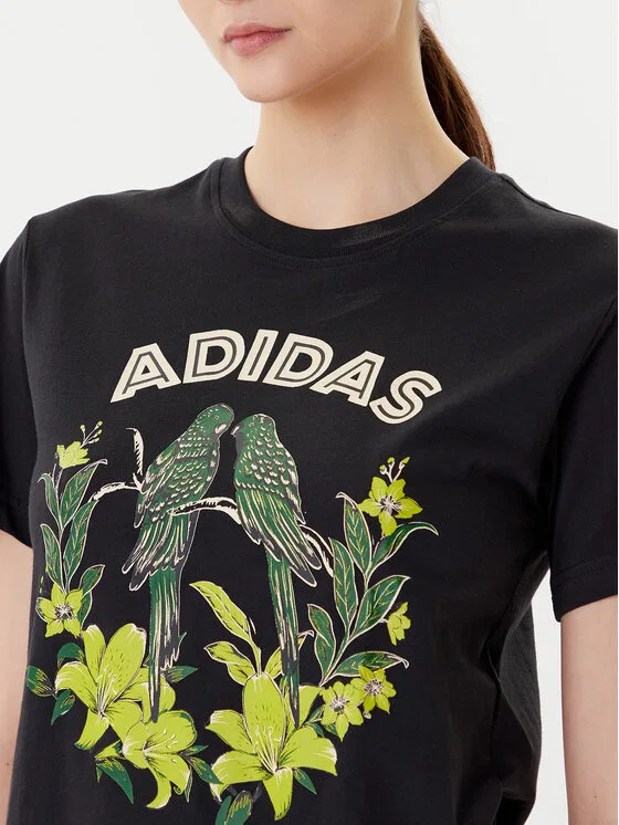 Футболка regular fit FARM Graphic Adidas, черный — фото 4