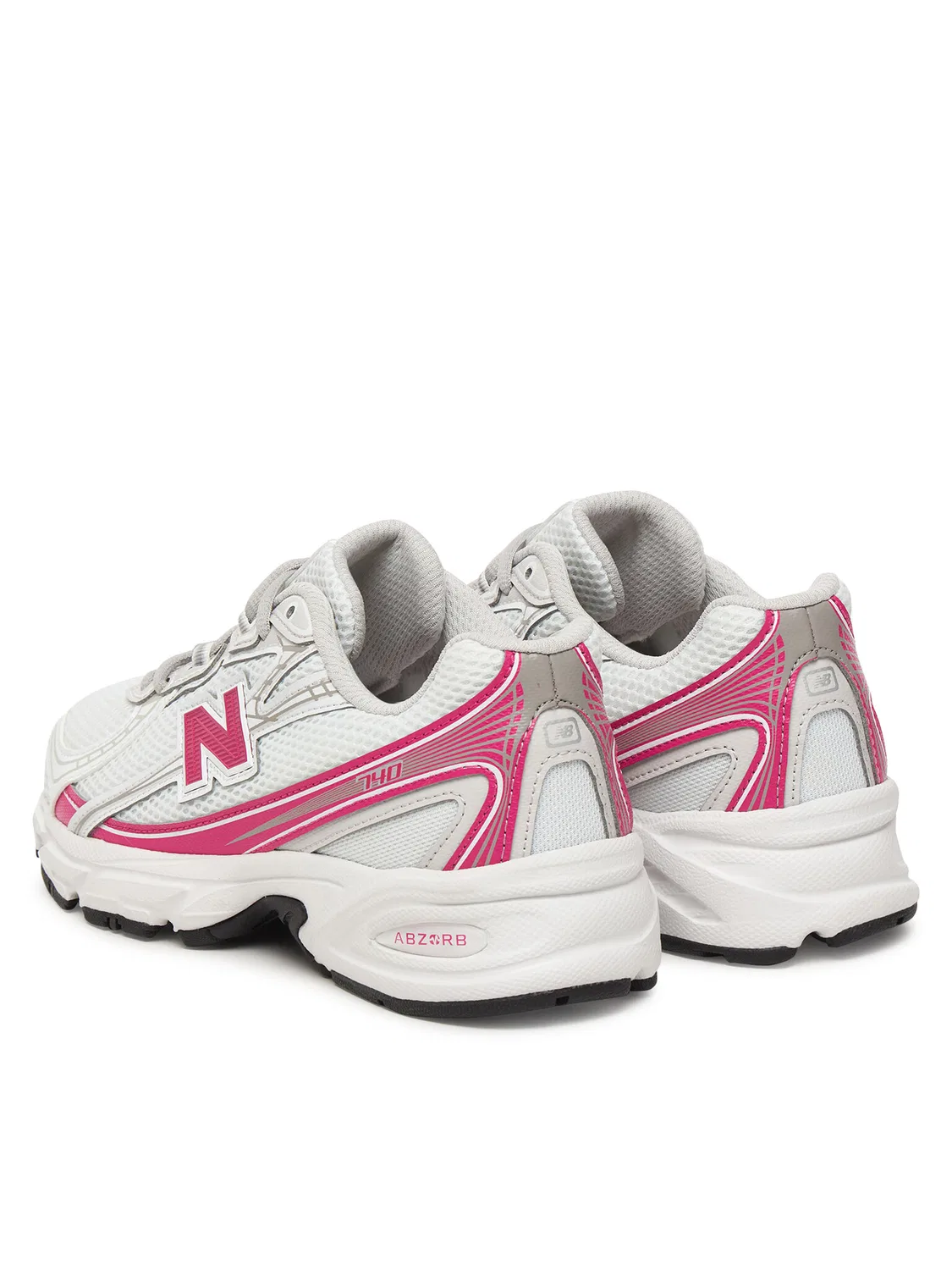 Кроссовки для девочки New Balance, белый — фото 3