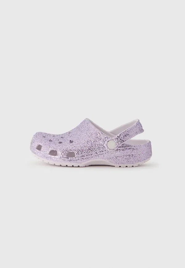 Классические туфли-мюли с крупными блестками Crocs