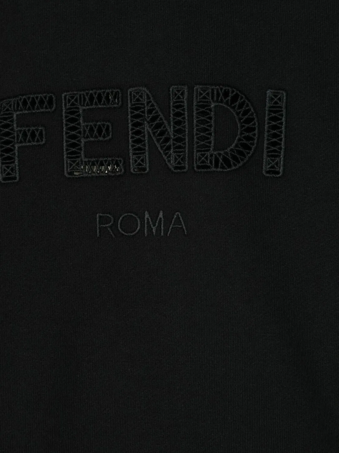Свитшот с логотипом FENDI, черный — фото 3