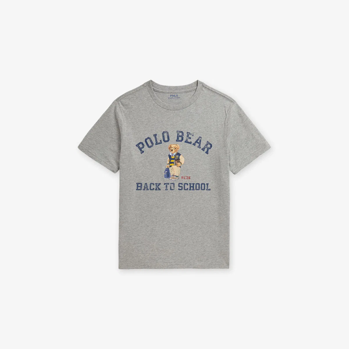 Детская хлопковая футболка с графическим принтом в виде медведя Polo Ralph Lauren