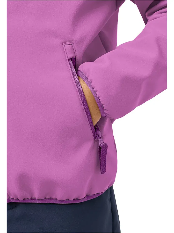 Куртка софтшелл с принтом Fourwinds Jack Wolfskin, фиолетовый — фото 3