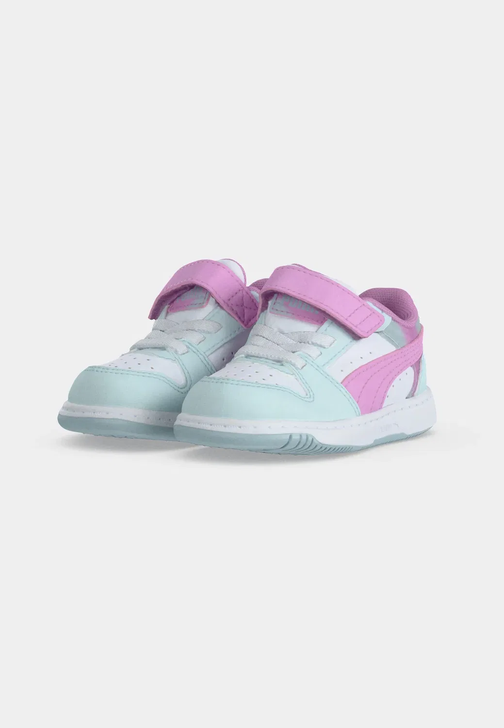 Rebound slam faded glow унисекс - кроссовки Puma, Aqua Glow/Mauve Glow/White — фото 3