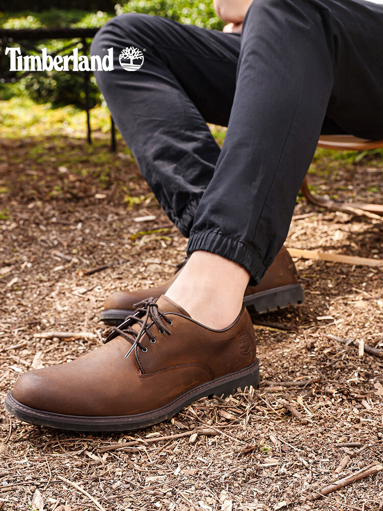 Туфли мужские кожаные Timberland, темно-коричневый — фото 3