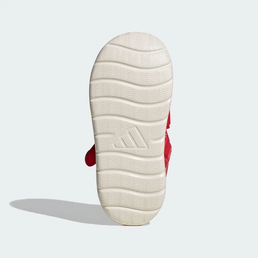 Детские сандалии с принтом Spider-Man adidas JQ4398 Water Sandal Spider-Man C, Красный — фото 3