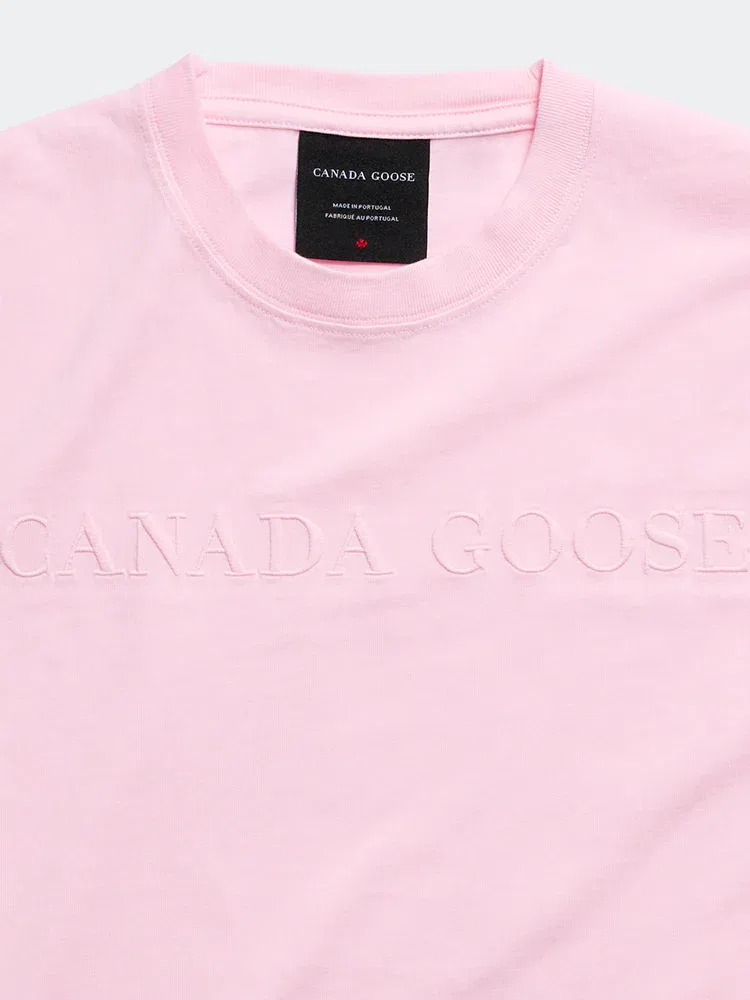 Футболка с коротким рукавом, модель Rom CANADA GOOSE, Pink — фото 2