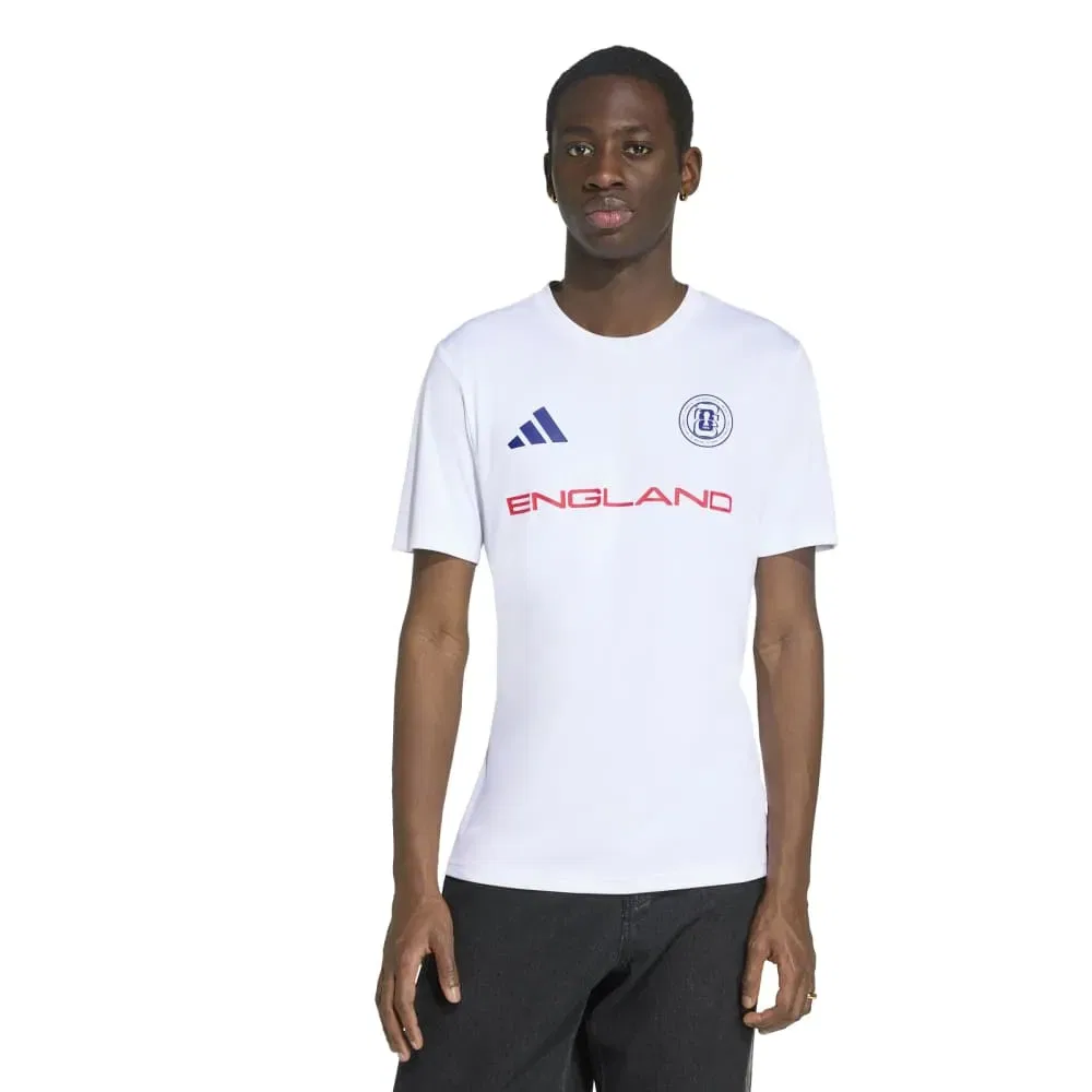 Мужская футболка с принтом FIFA World Cup 26 England Jersey Adidas, White