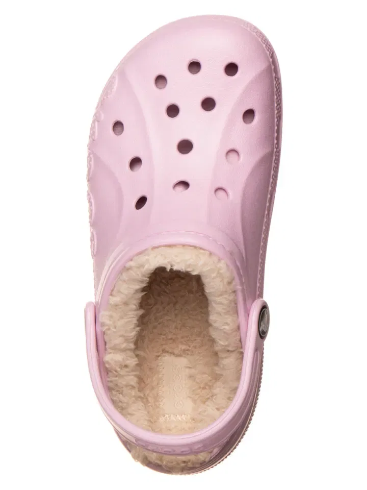 Сабо с подкладкой Baya Lined Crocs, розовый — фото 4